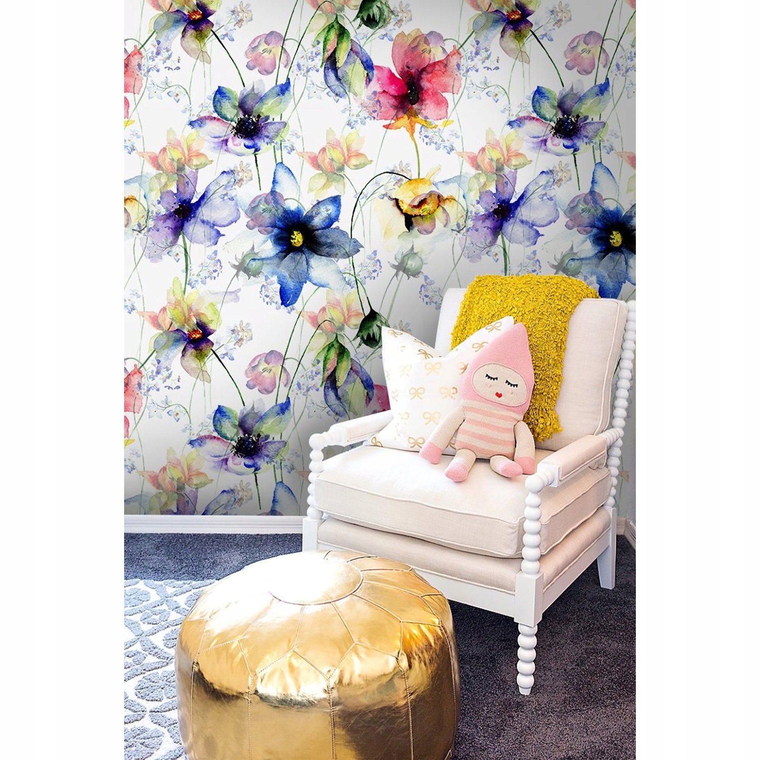 

Foto tapeta samoprzylepna Letnie kwiaty 250x250 cm