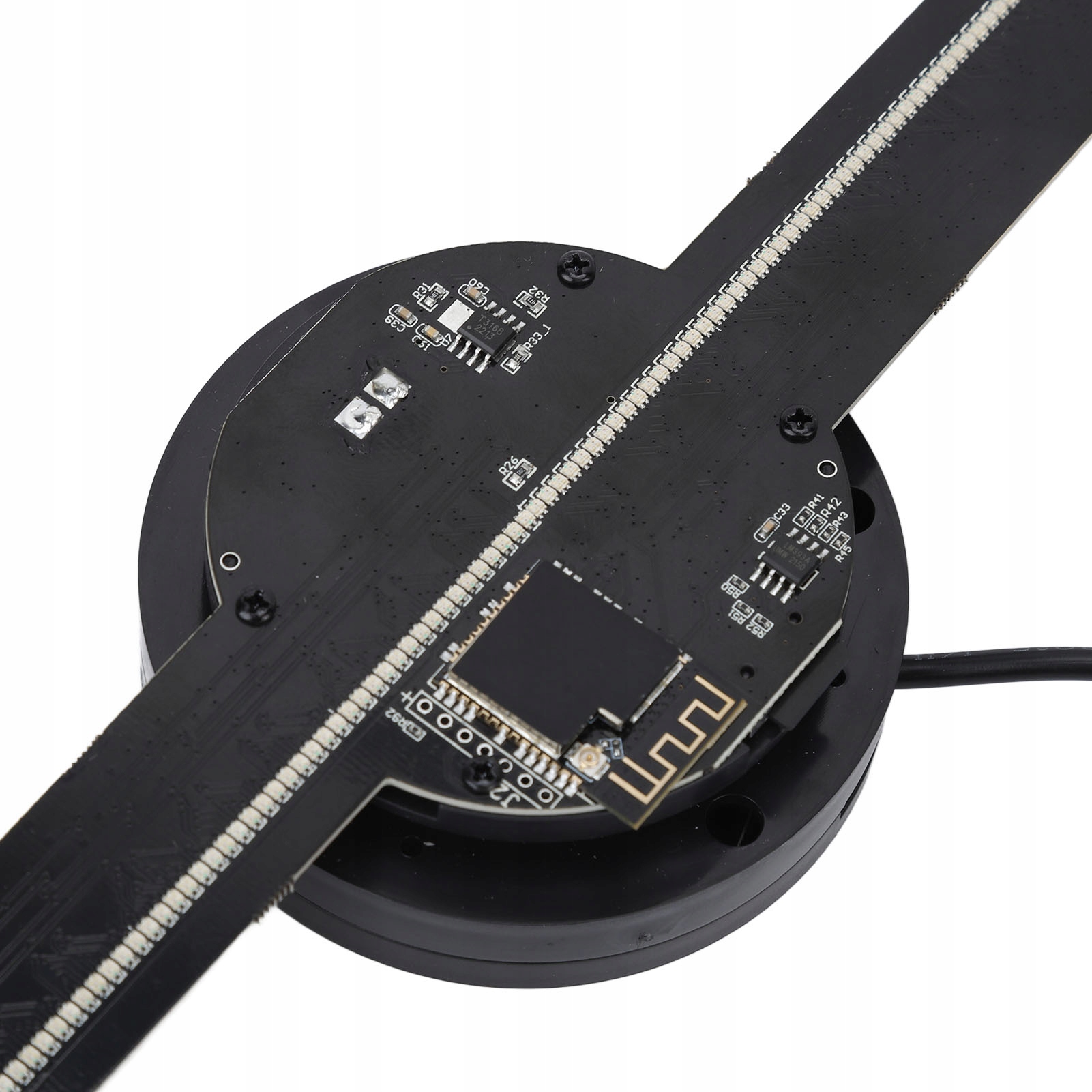 PROJEKTOR Z HOLOGRAMEM 3D 420MM 224LED 800*480 Kolor czarny