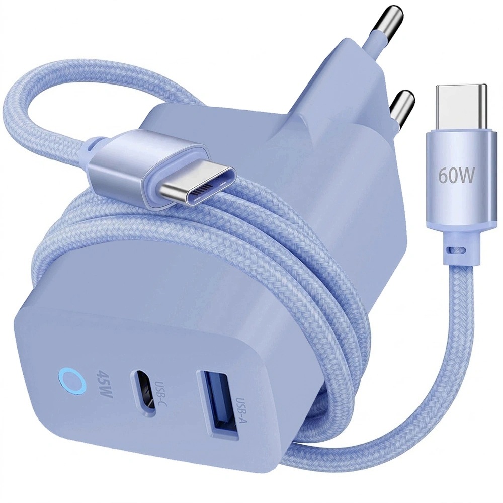 Szybka Ładowarka 45W Usb-c Kabel Type-c 1M Do Iphone 18 Pro Pro Max