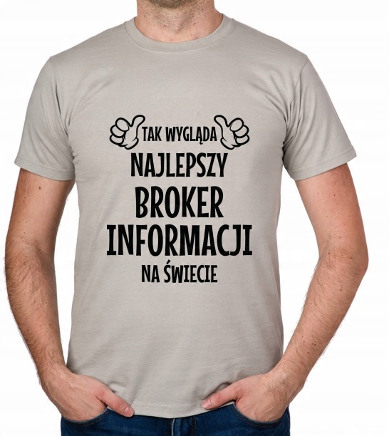 

koszulka Najlepszy Broker Informacji prezent