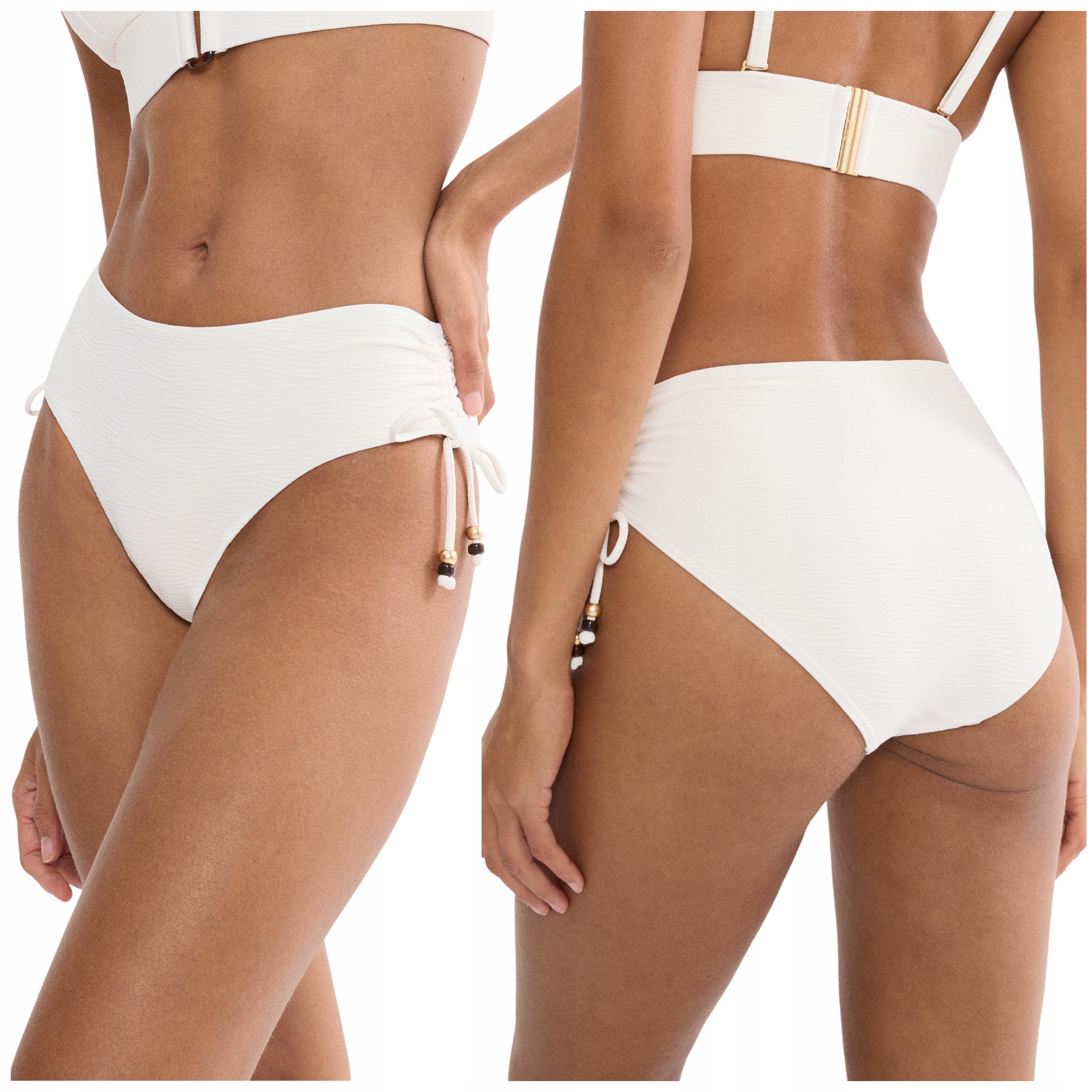 Plavkové kalhotky s tkaničkami Triumph Summer Dune Midi bílé 38