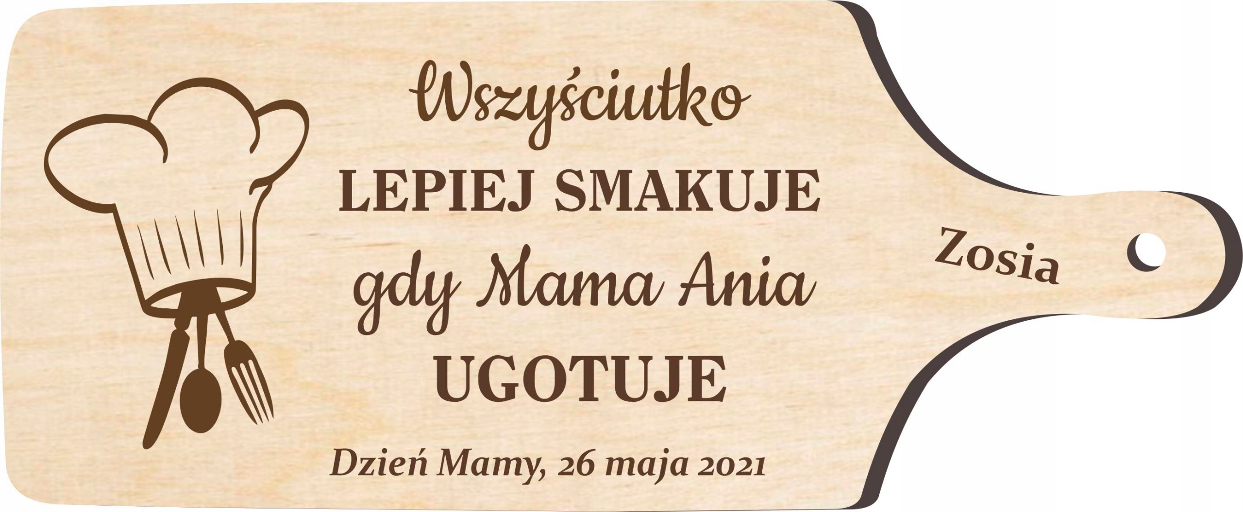 

Deska Do Krojenia Na Dzień Mamy Matki