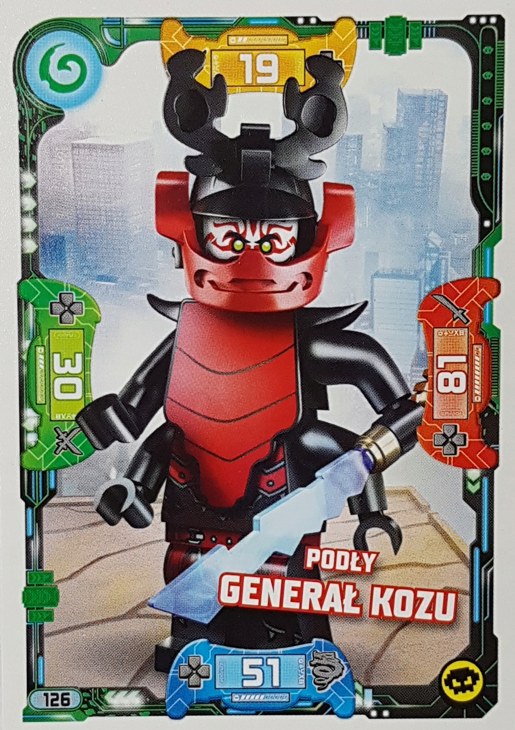 Lego Ninjago Karta Seria 5 nr 126