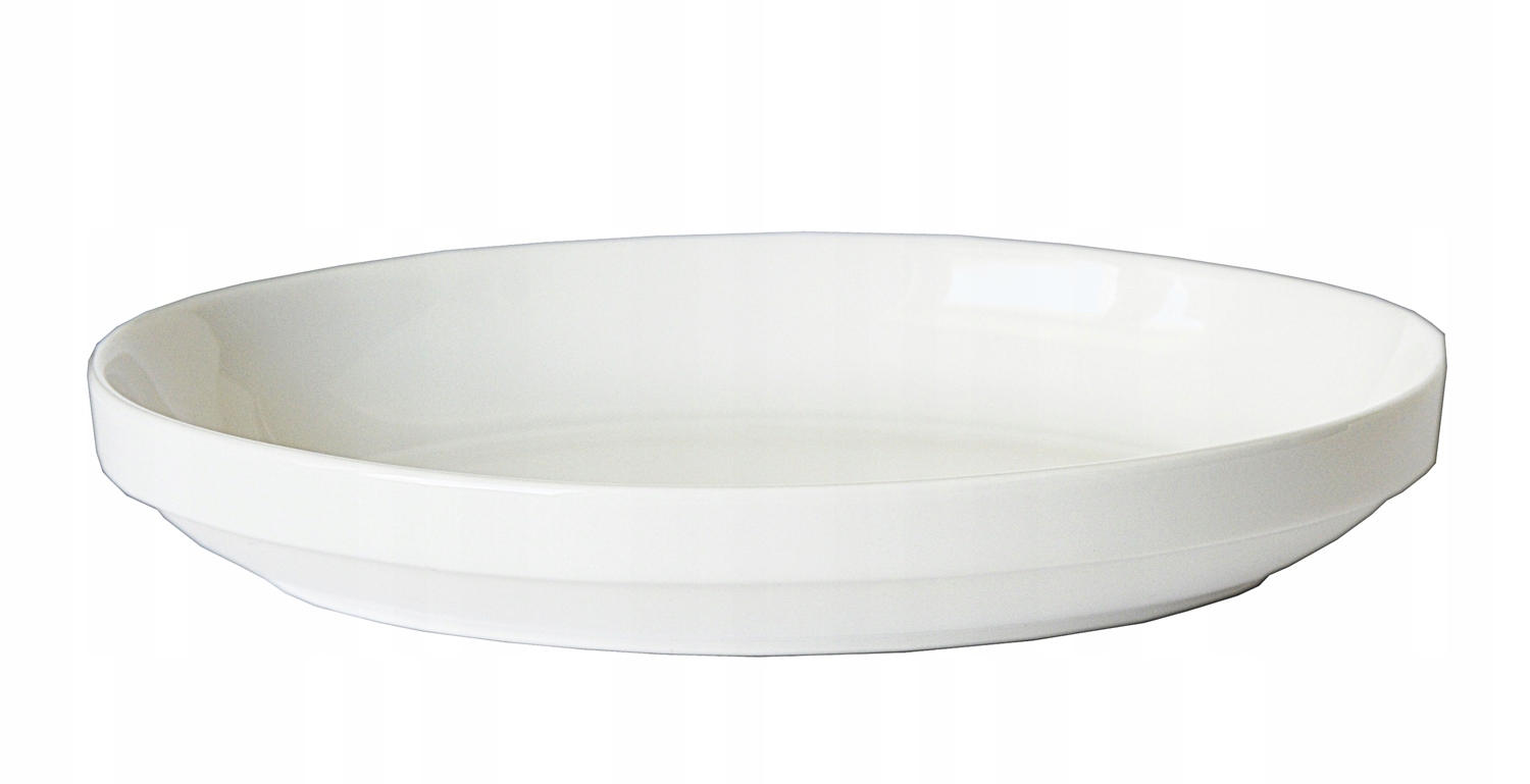 BIAŁY półmisek owalny SALSA PORCELANA 26x17,5 Sod