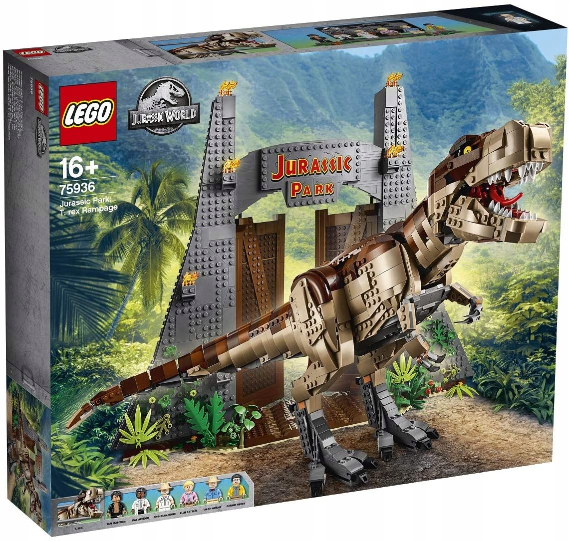 KLOCKI LEGO 75936 JURRASIC WORLD ATAK TYRANOZAURA
