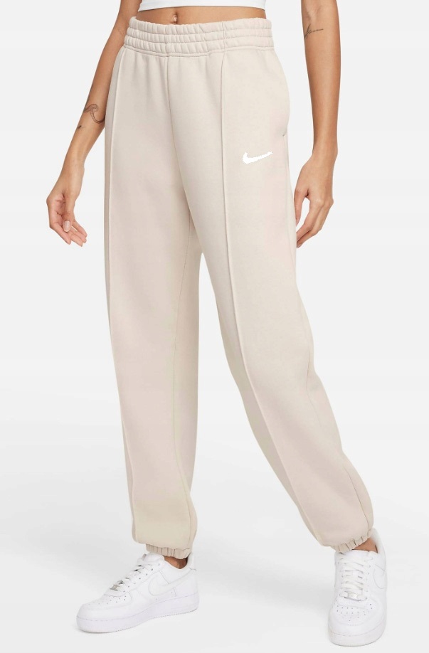 Dámské teplákové kalhoty Nike Fleece Solo Swoosh Oversize BV4089-104 vel. M