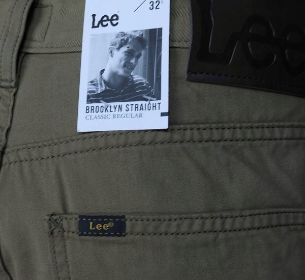 LEE BROOKLYN SPODNIE PROSTE KLASYCZNE W34 L32 Rozmiar 34/32