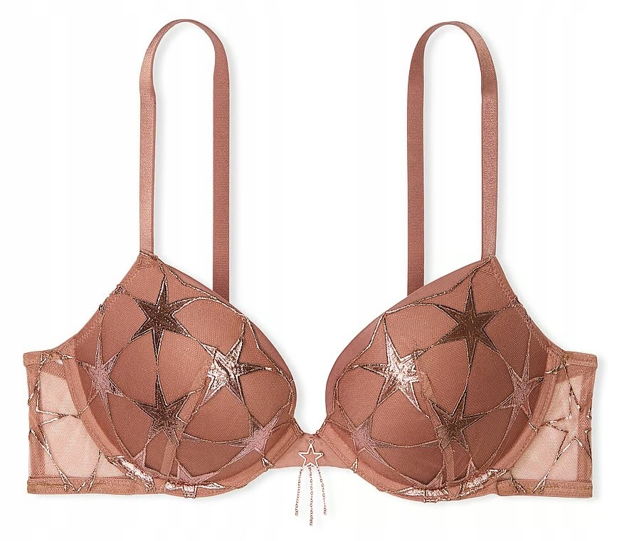 Push-up podprsenka Victoria's Secret s výšivkou Stardust 75C (34C)