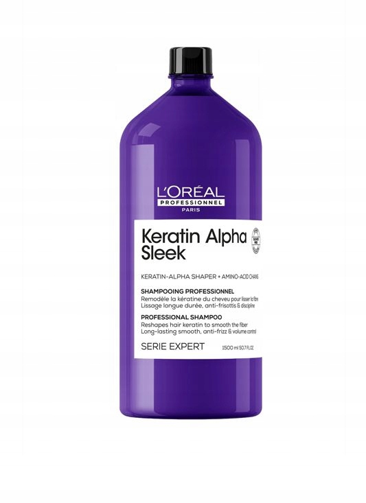 L'Oréal Professionnel Keratin Alpha Sleek Šampon 1500 ml