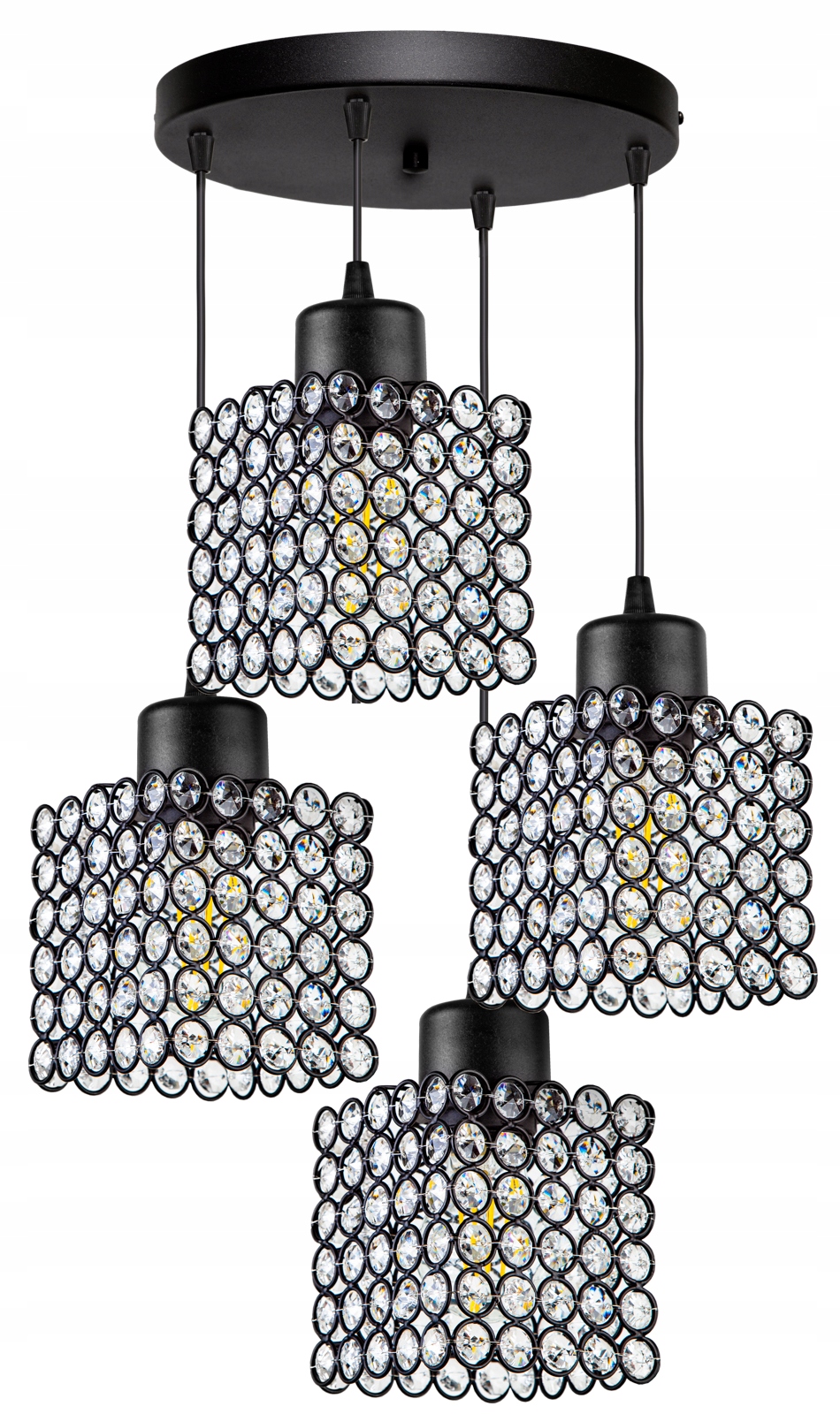 

Lampa Wisząca Sufitowa Żyrandol Plafon Kryształki