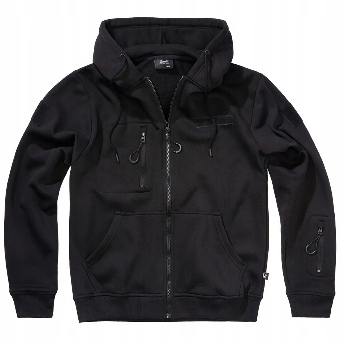 Rozepínací mikina s kapucí Brandit Tactical Sweat Jacket černá L [L]