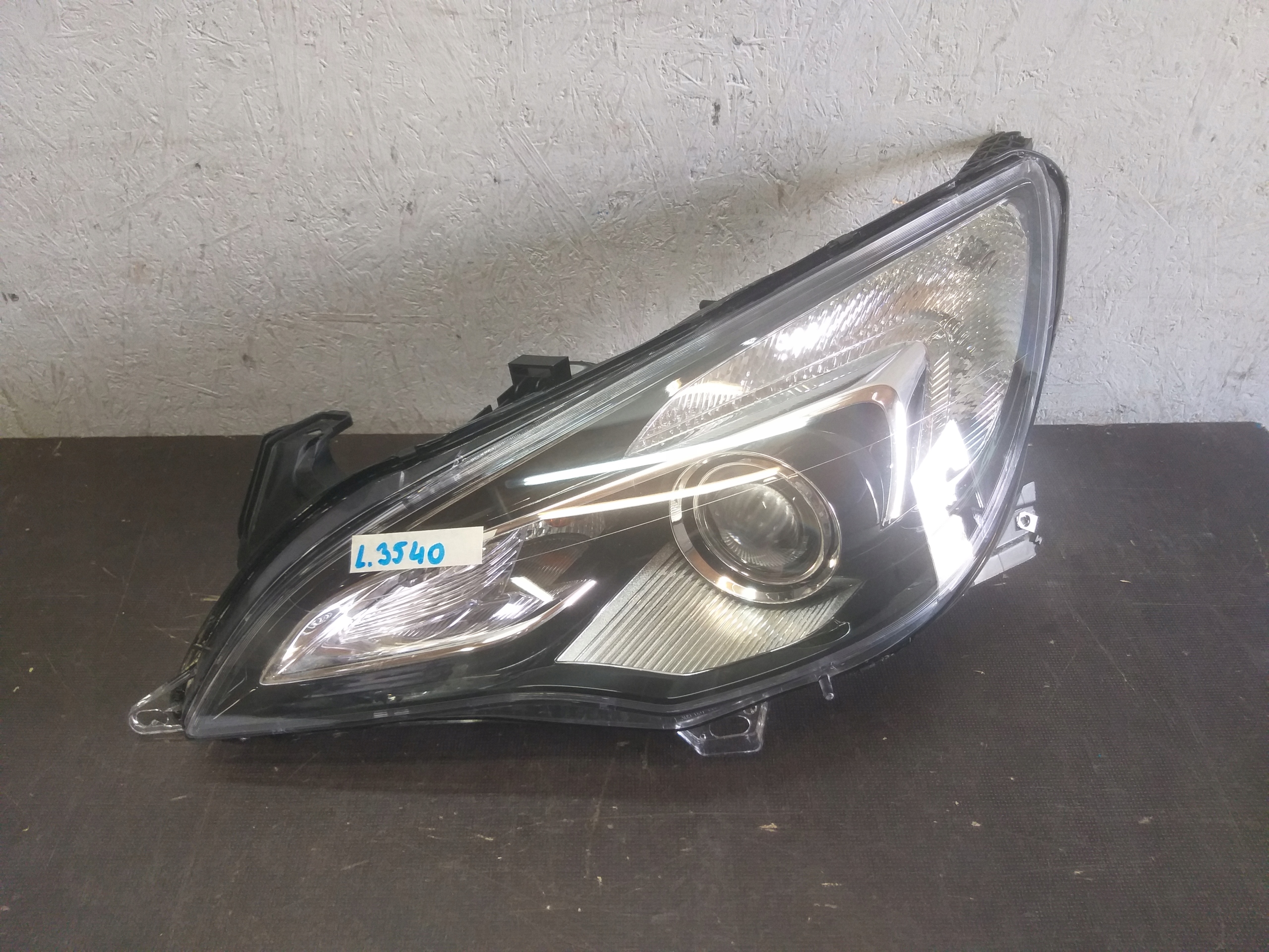 light front left OPEL ASTRA J IV 4 CASCADA GTC lens