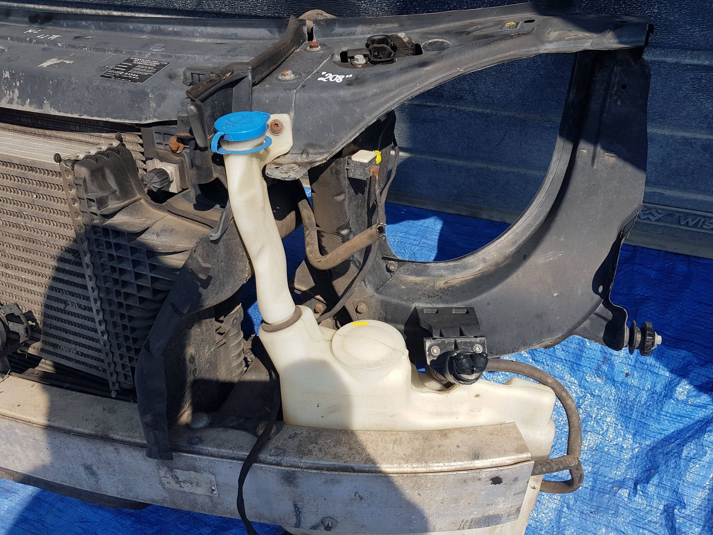 support panel for radiators radiator MERCEDES ML W164 LIFT 3.0CDI 350 CDI