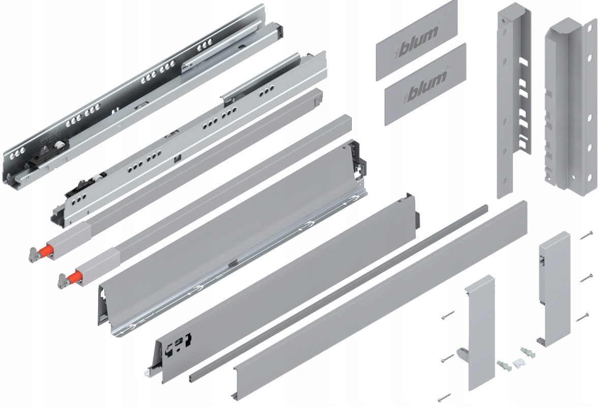 Blum Šuplík Tandembox 600 Vysoká vnitřní D Šedá