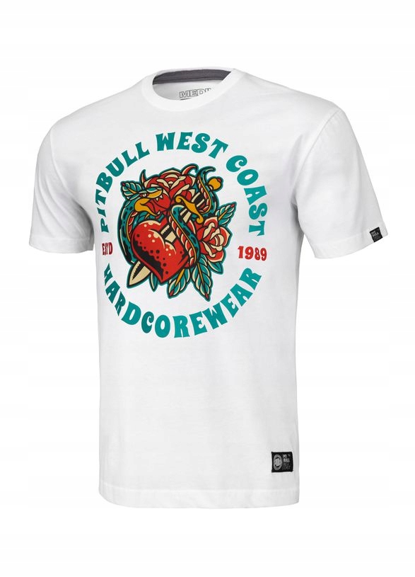 

Pitbull Koszulka Hardcore Heart (M) Biała