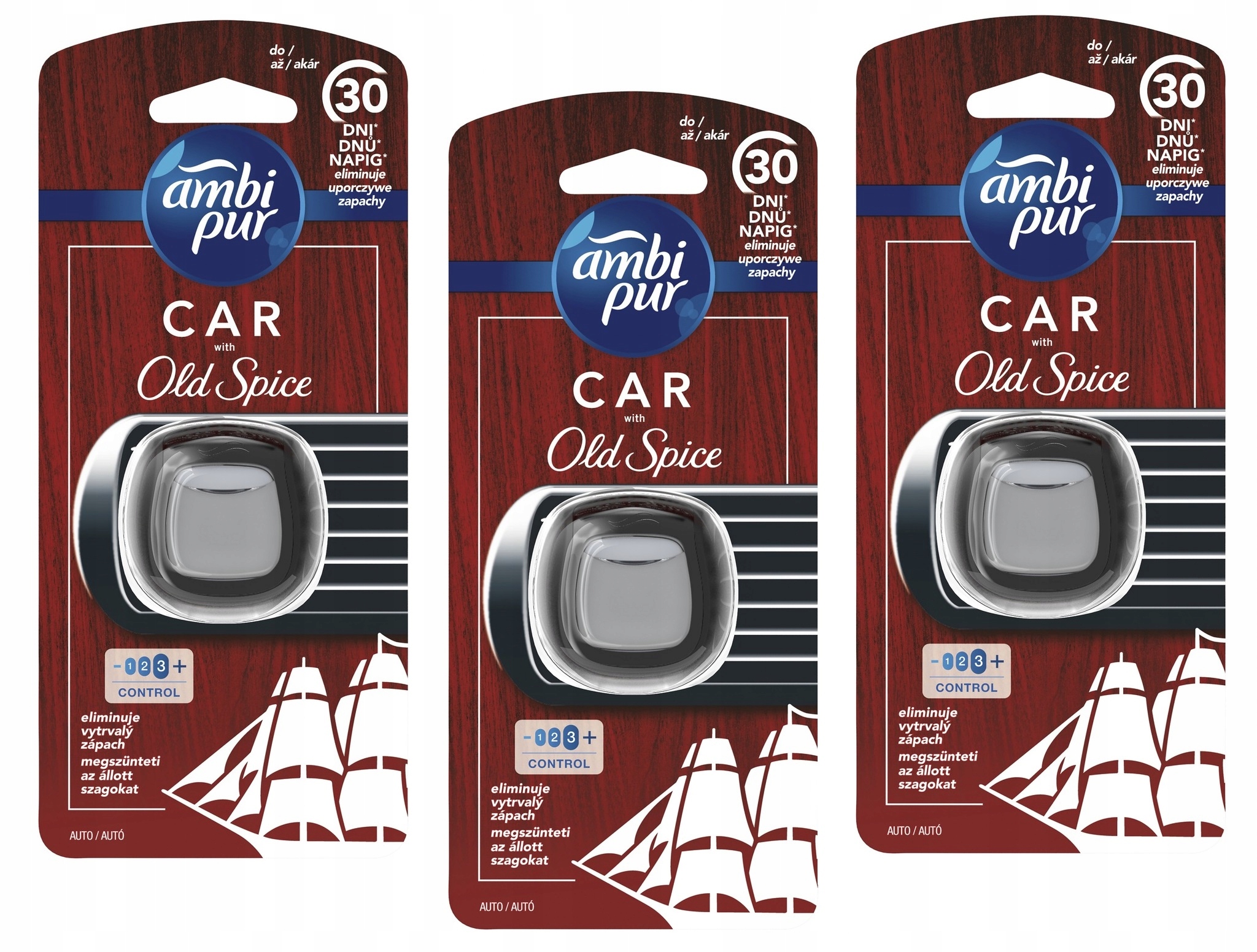 Ambi Pur Car odświeżacz powietrza zapach zawieszka do samochodu Old Spice EAN (GTIN) 8001841748726