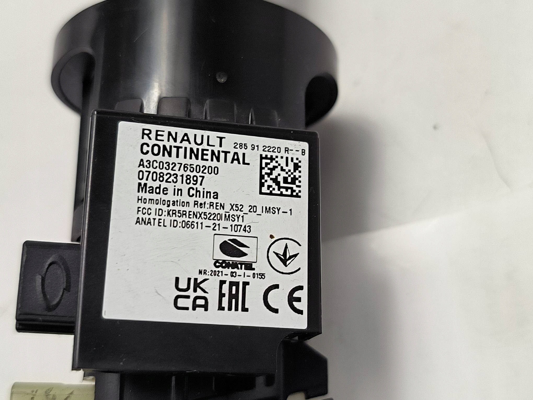 ignition key 285912220R DACIA SANDERO III LIFT