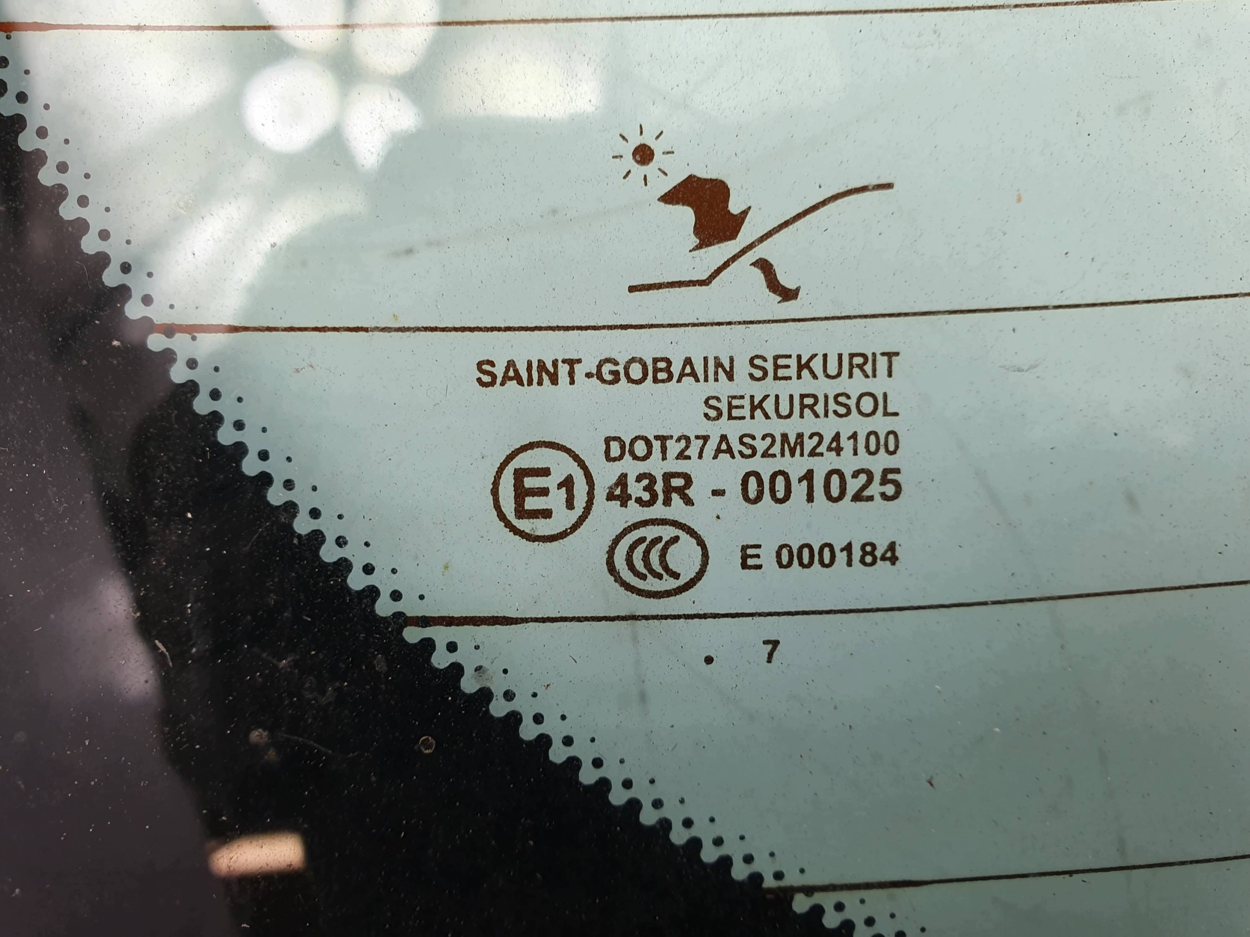 Vitre Arrière SAAB 93