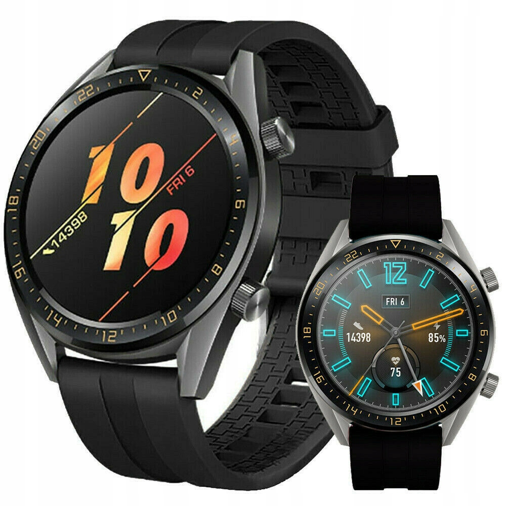 

Pasek Silikonowy Do Huawei Watch Gt Gt 2 Czarny