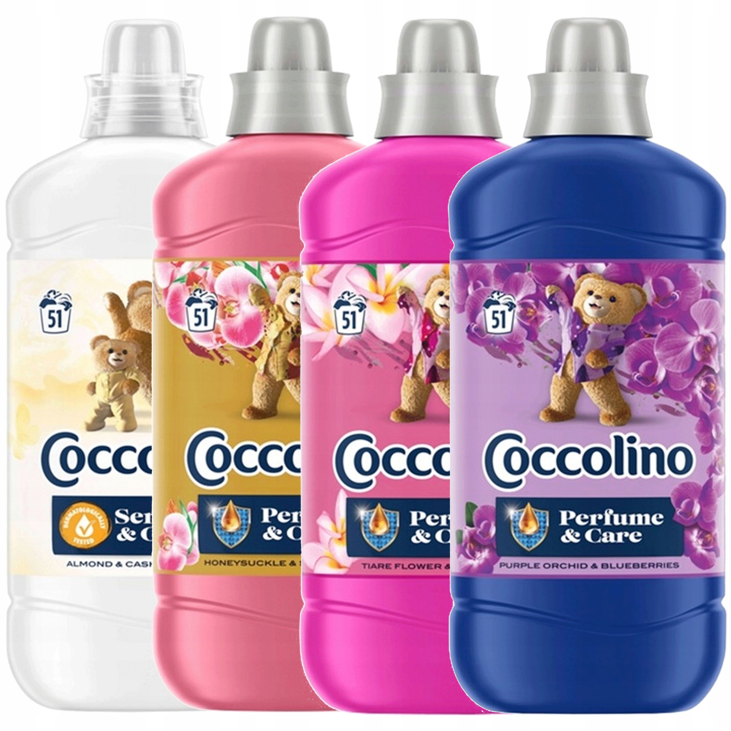 Levně Sada Coccolino Creations Almond & Sandalwood 1,275l x4 MIX 5,1l