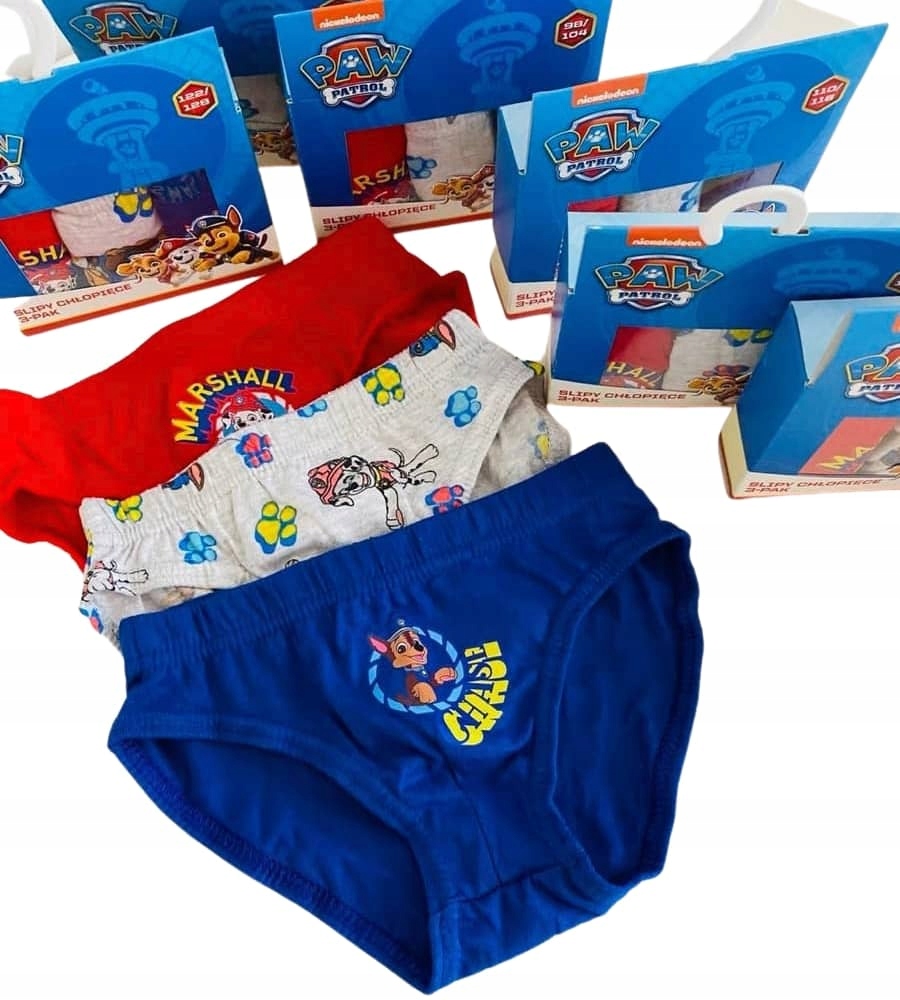 

Majtki Psi Patrol figi slipy bawełna 122/128 cm