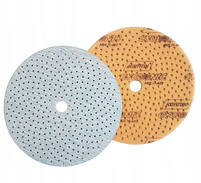 Krążek ścierny Norton Cyclonic 3 A975 P280 150mm x 16mm łososiowy