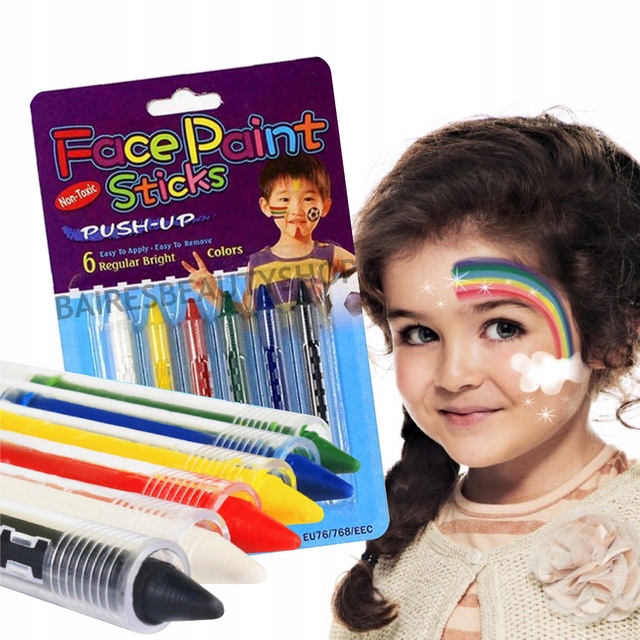 KREDKI DO MALOWANIA TWARZY DO ROBIENIA TATUAŻY