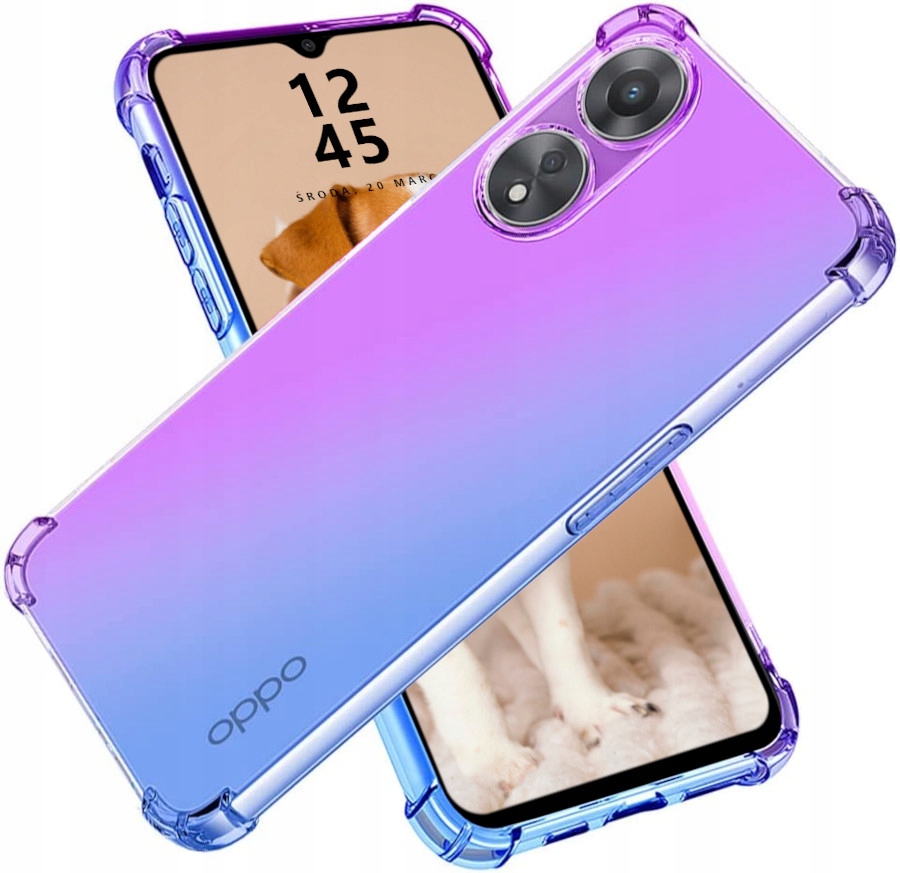 

Case Etui Mieniące 2x Szkło Do Oppo A78 5G