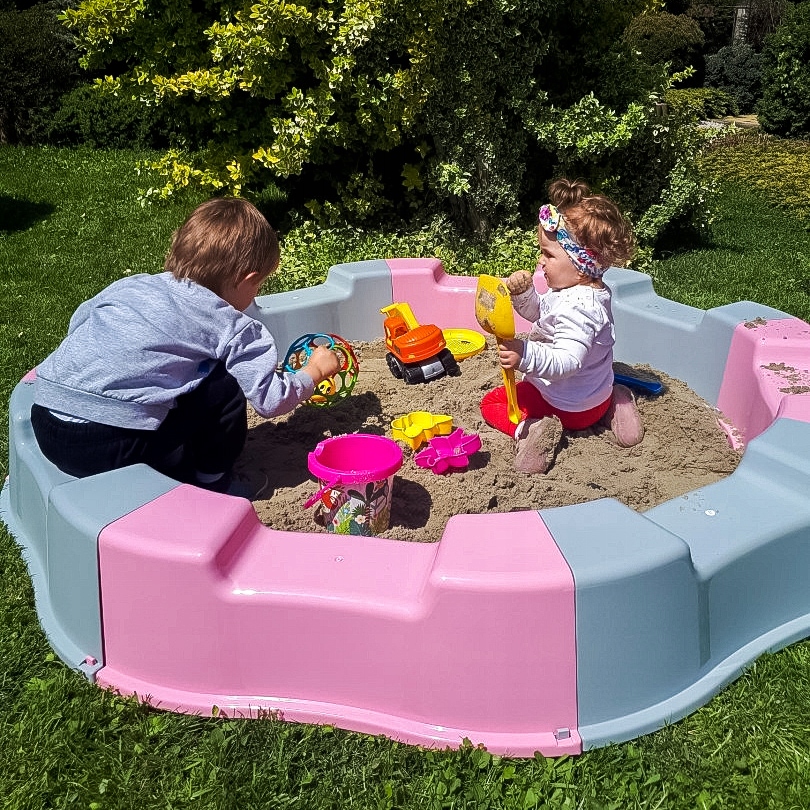 VEĽKÉ PLASTOVÉ PIESKOVKO PRE DETI SKLADACIE Iná značka