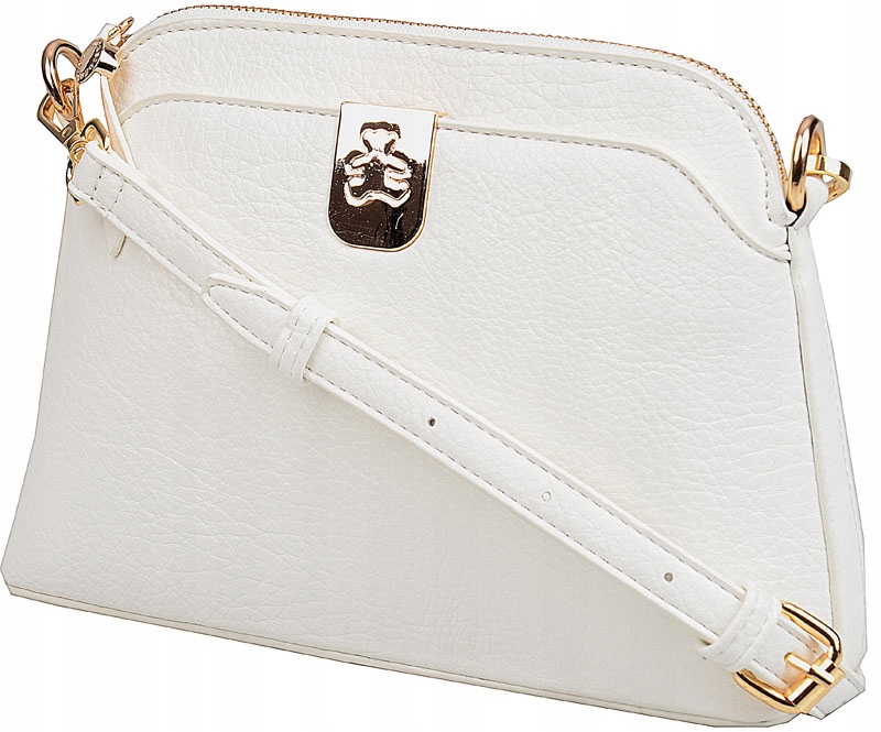 LuluCastagnette Torebka Damska Listonoszka z Misiem pasek Marka Lulu Castagnette