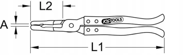 SZCZYPCE DO TRZONKÓW ZAWORÓW, 255MM Kod producenta 115.1061