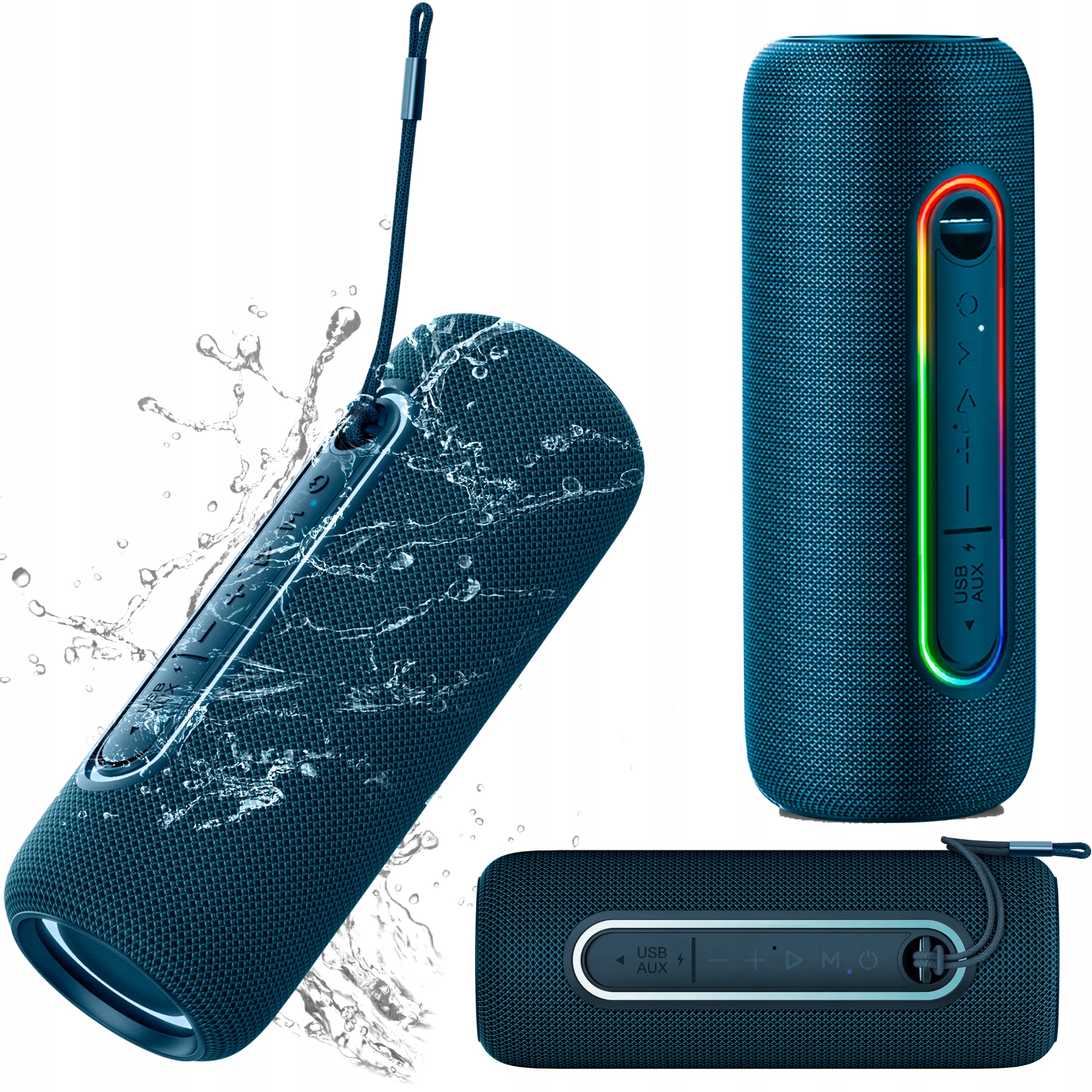 Bluetooth reproduktor 5.0 IPX5 Usb Aux 20W Rgb bezdrátový Kruger&Matz Street