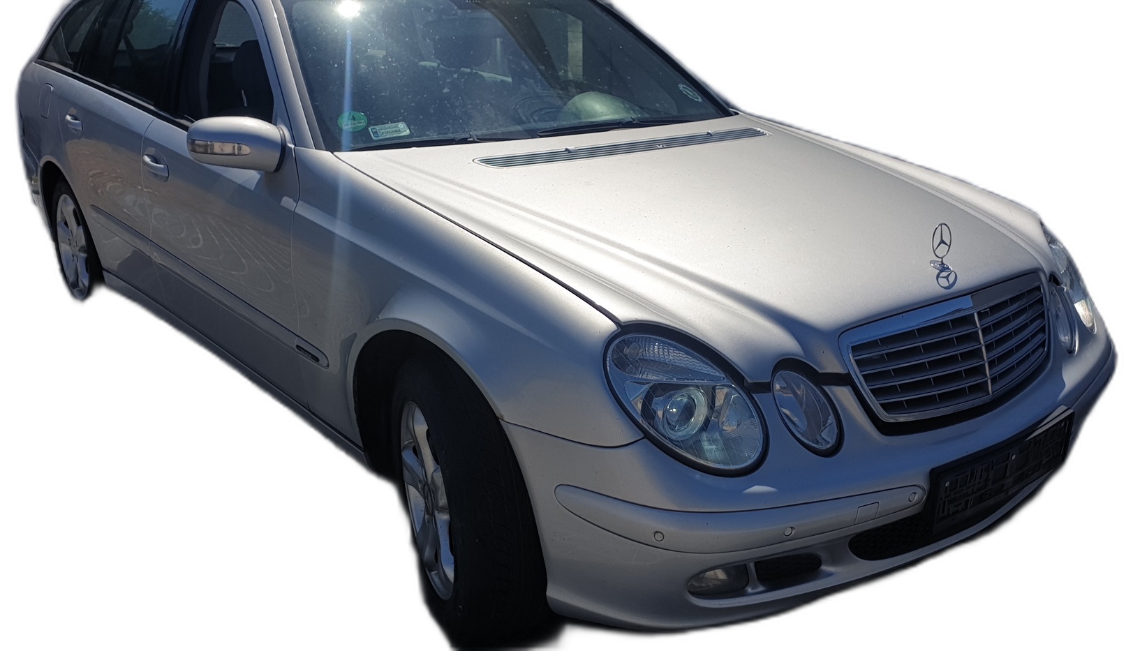 head lights front BI-KSENON MERCEDES E W211 running board PO REGENERACJI