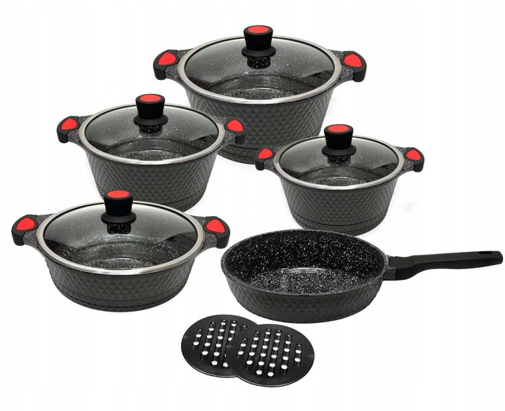 ZESTAW GARNKOW Z POWŁ. MARMUR. ZILNER ZL-8511 Materiał aluminiowe