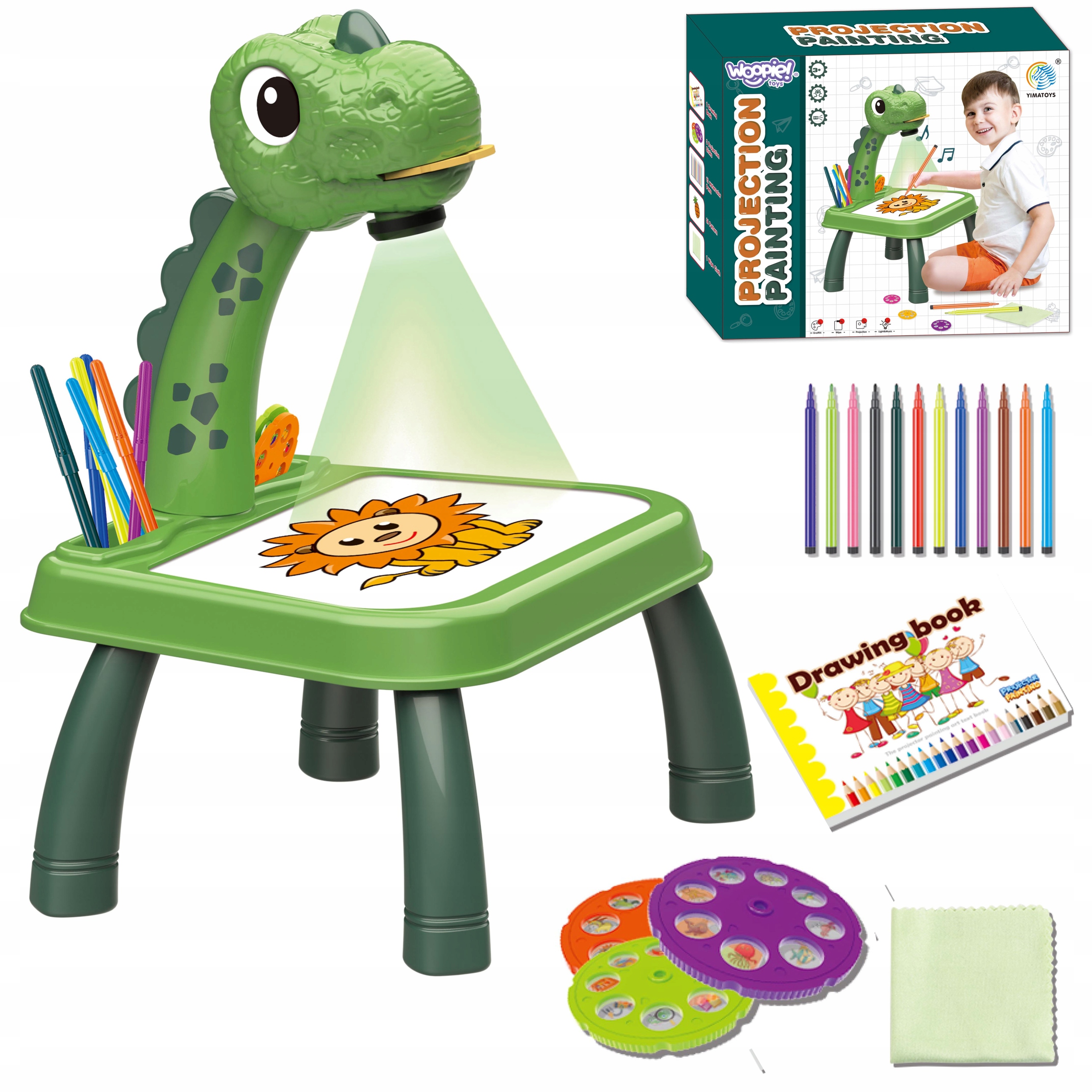 

Projektor Rzutnik Do Rysowania Dino Nóżki Woopie
