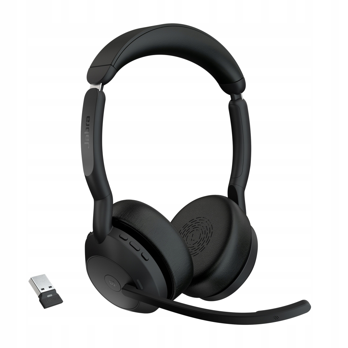 Bezdrôtové slúchadlá na uši Jabra Evolve2 55 Link380a Ms Stereo