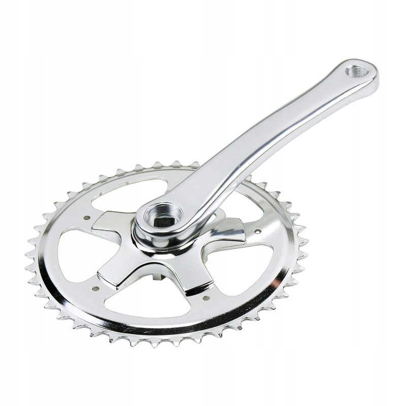 Korba szosowa retro 1/2x3/32 srebrna 46 t