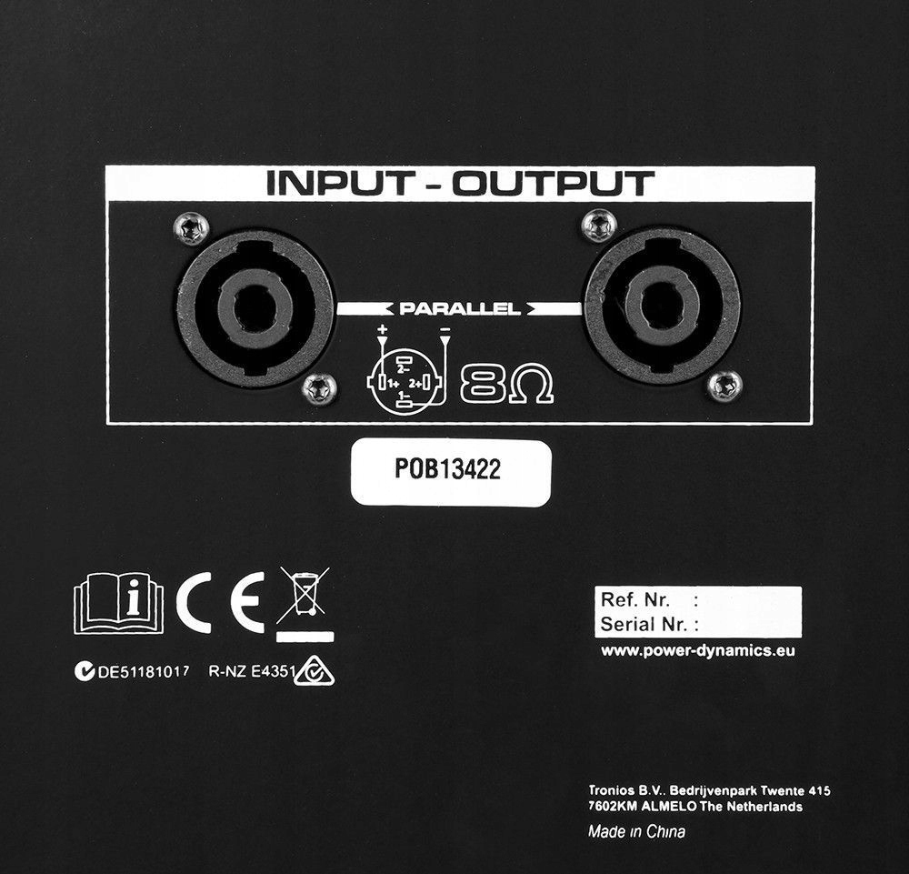 Kolumna pasywna PD412P 1200W Power Dynamics EAN (GTIN) 8715693296600