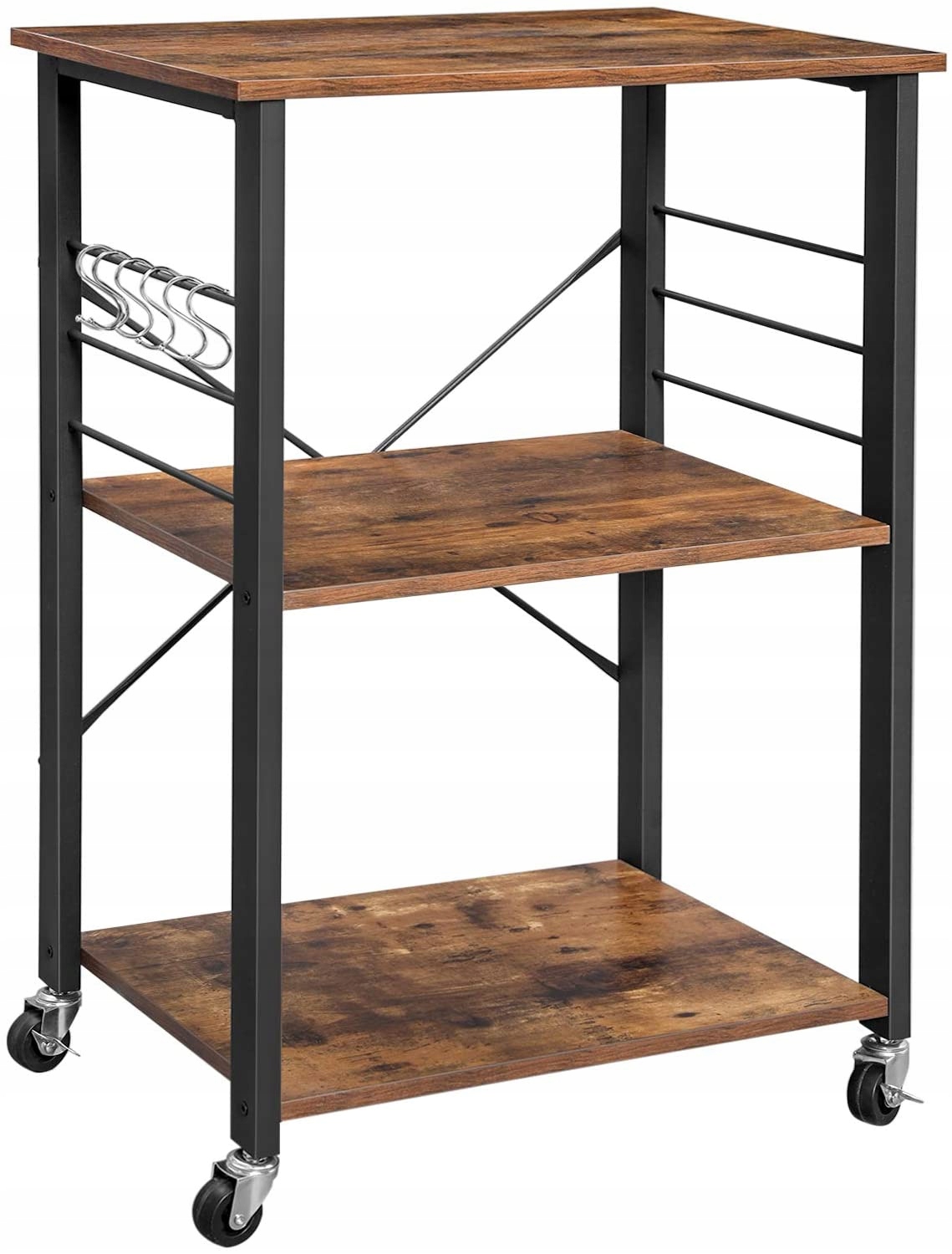 

Wózek Kuchenny Regał 3x Półka Barek Industrialny