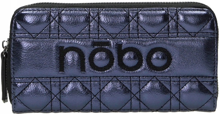 

P434 Nobo portfel damski piórnikowy pikowany zamek