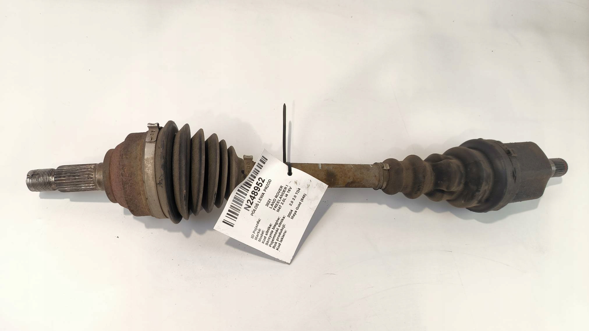 semi-axis left front LAND ROVER FREELANDER and