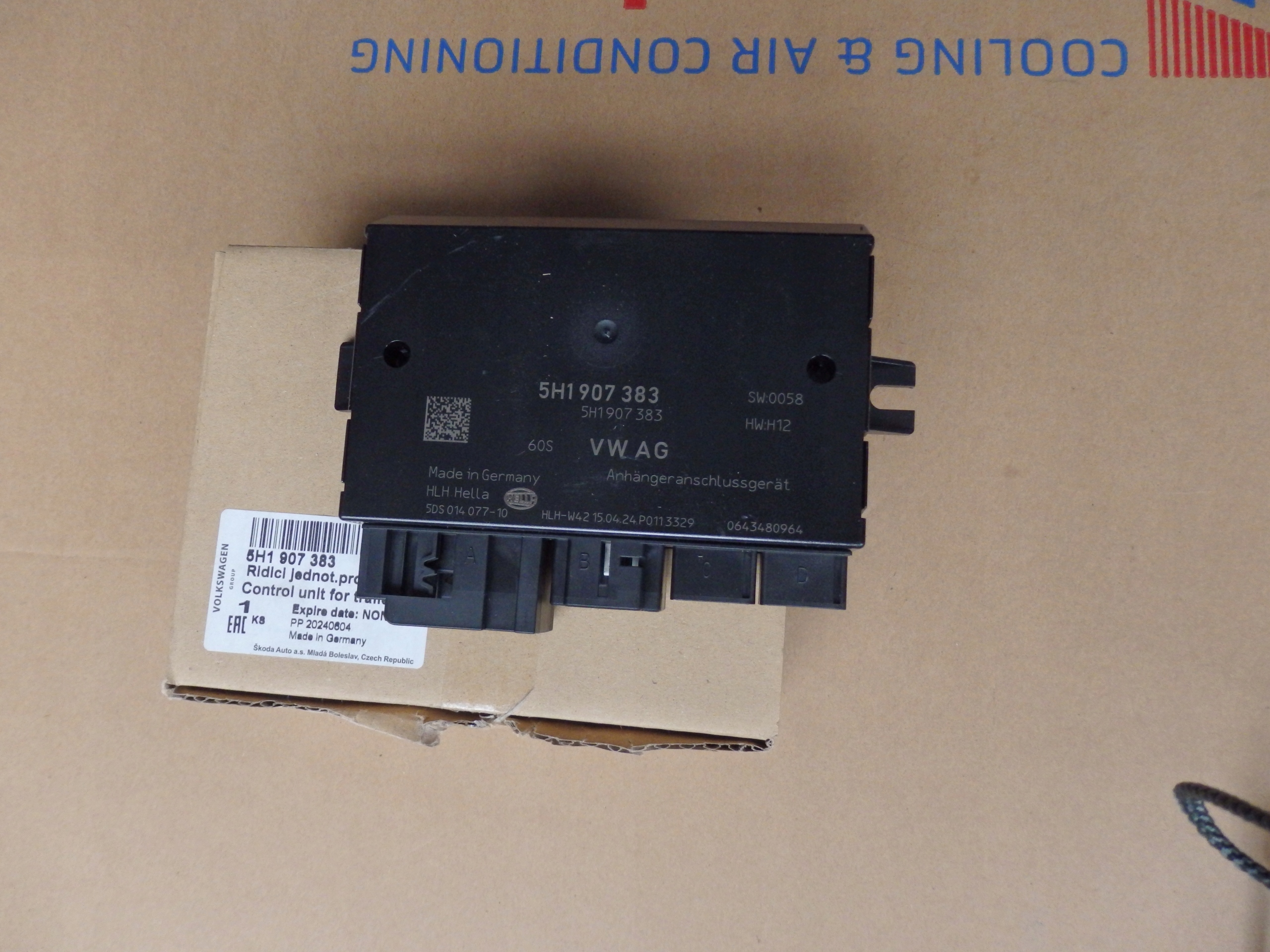 MODUŁ HAKA SKODA VW 5H1907383