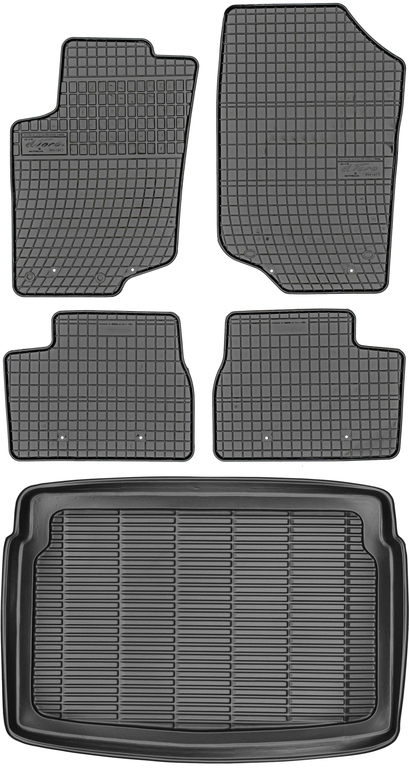 Peugeot 207 Hatchback 06-12 Gumové rohože rohož