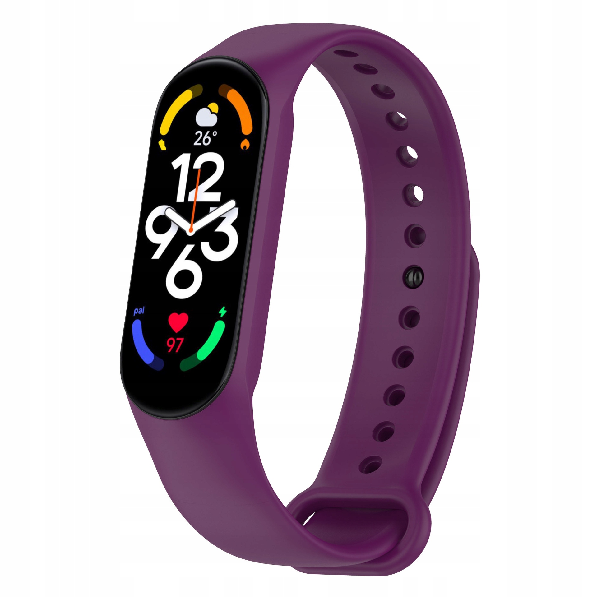 PASEK OPASKA SPORTOWA DO XIAOMI MI BAND 5/6/7 |PURPLE