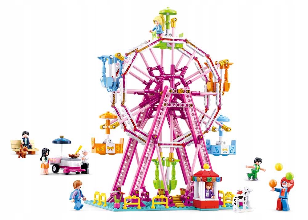 

Klocki Sluban Karuzela Diabelski Młyn Lunapark
