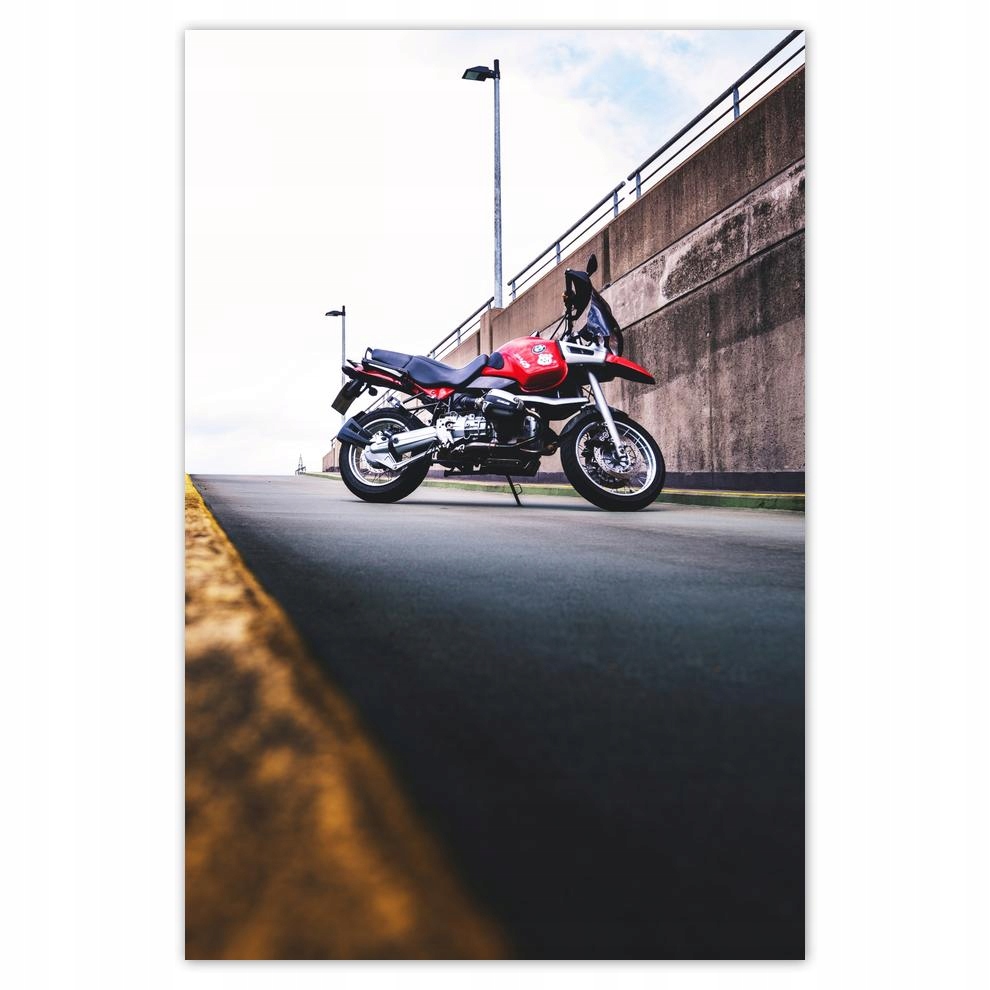 

Plakat 62x93 Czerwony motocykl Bmw