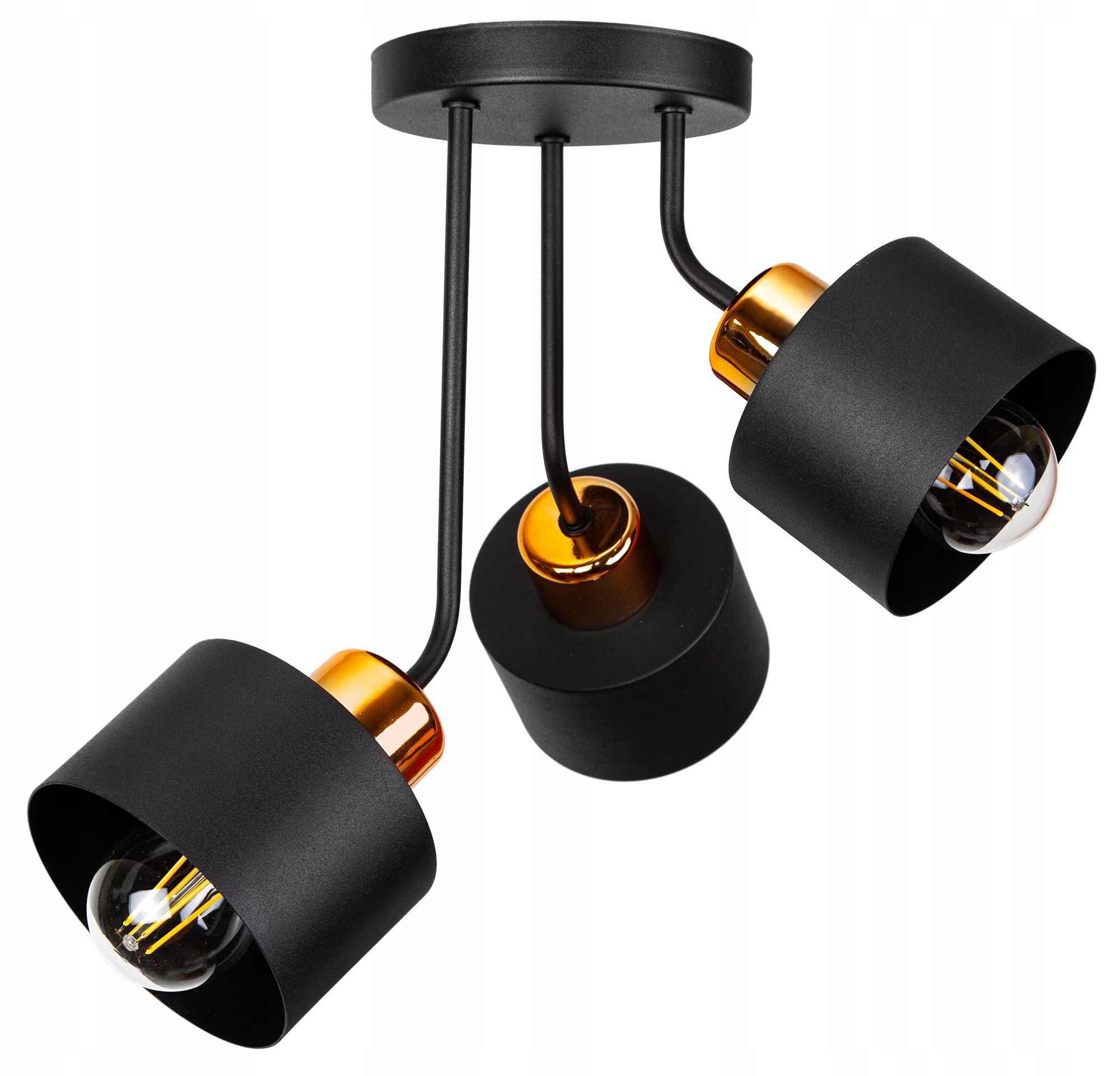 LAMPA SUFITOWA PLAFON ŻYRANDOL LOFT EDISON LED Zasilanie sieciowe