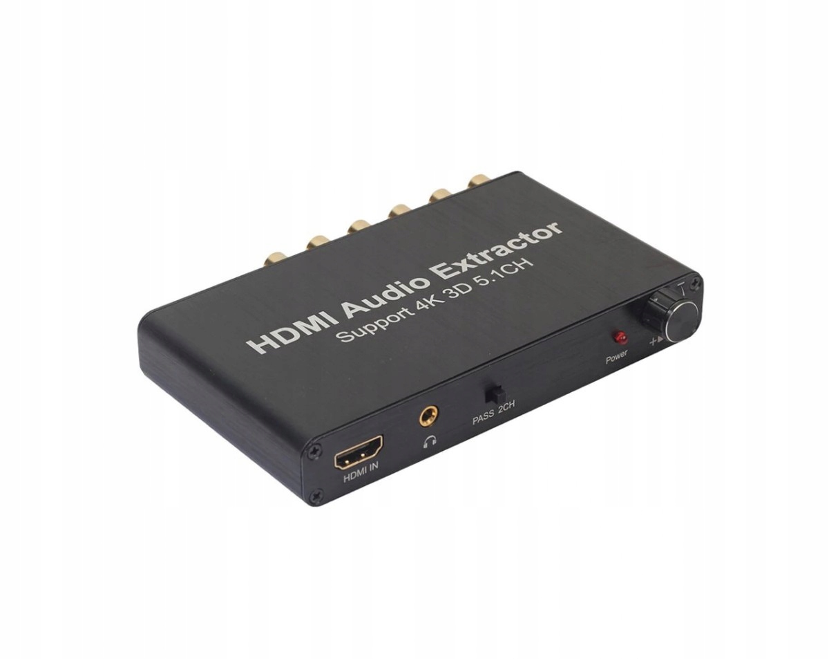 

Ekstraktor audio 5.1 z Hdmi do surround +słuchawki