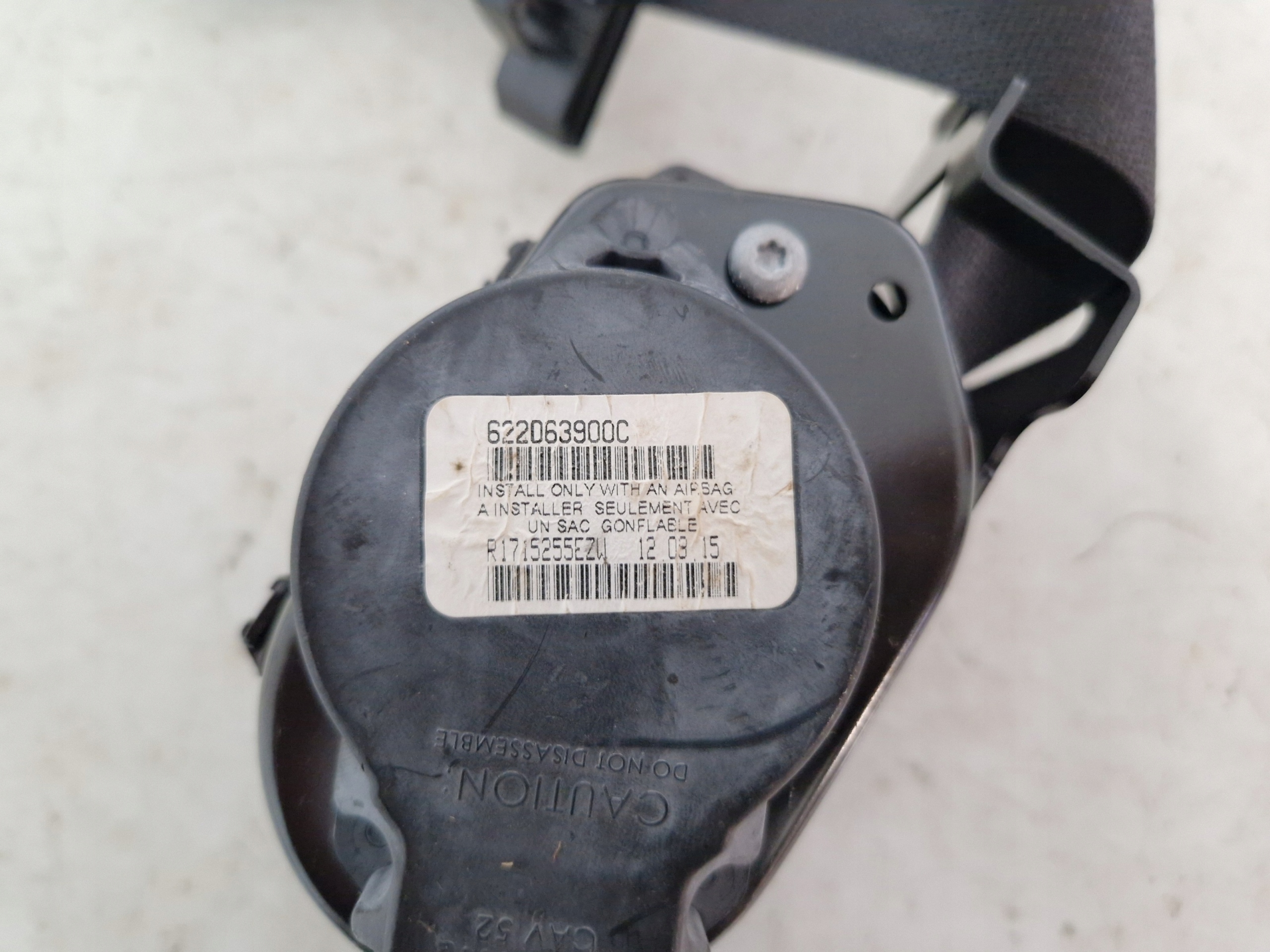DODGE CHARGER 2015- tension belt safety left front front P1HZ05DX9AG
