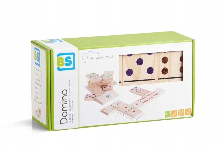 BS TOYS DOMINO DREWNIANE XL